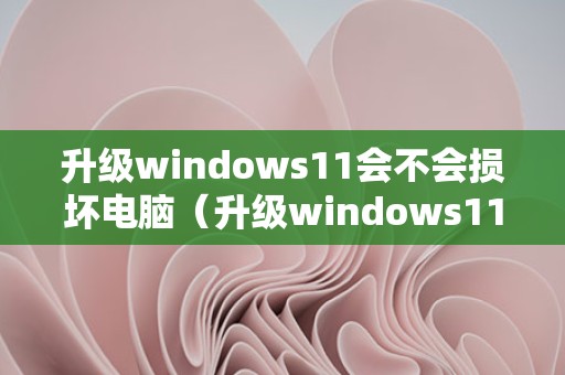 升级windows11会不会损坏电脑（升级windows11会卡吗）